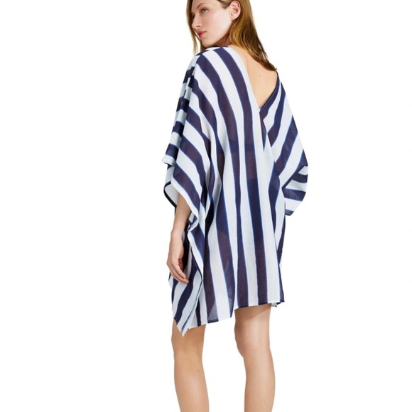 Kate Spade Awning Stripe Caftan Cover Up NWT - Picture 2 of 2